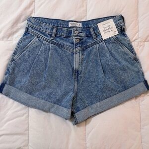 Abercrombie & Fitch Blue Jean Shorts